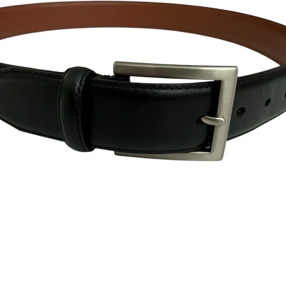 New Johnston & Murphy Dress Leather Belt Size 38”